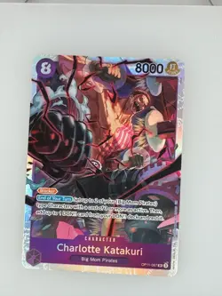 2025 One Piece A Fist of Divine Speed Charlotte Katakuri (067) OP11-067 NM - Image 1