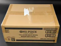 One Piece OP14-EB04 The Azure Sea's Seaven English 12 Booster Box Case Sealed - Image 1