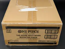 One Piece OP14-EB04 The Azure Sea's Seaven English 12 Booster Box Case Sealed - Image 4