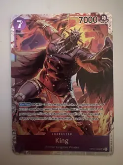 One Piece King OP01-096 Romance Dawn Pre Errata English Near Mint - Image 3