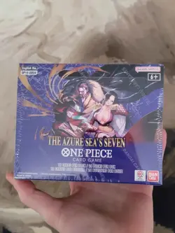 ONE PIECE CARD GAME THE AZURE SEA'S SEVEN BOOSTER BOX OP14 ENGLISH Sealed - Image 1
