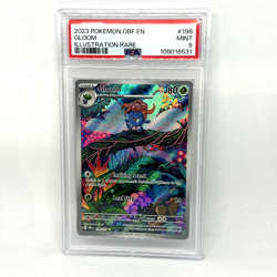 2023 POKEMON OBF EN-OBSIDIAN FLAMES ILLUSTRATION RARE #198 GLOOM PSA 9 MINT TCG - Image 1