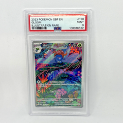 2023 POKEMON OBF EN-OBSIDIAN FLAMES ILLUSTRATION RARE #198 GLOOM PSA 9 MINT TCG - Image 3