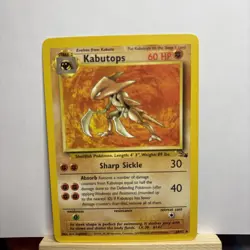 Pokemon - Fossil - Kabutops 24/62 - Non-Holo Rare NM - Image 2