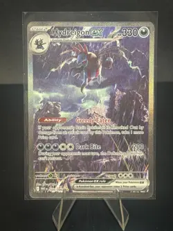 Pokemon TCG Hydreigon EX Black Bolt White Flare Full Art Rare Holo Card 169/086 - Image 1