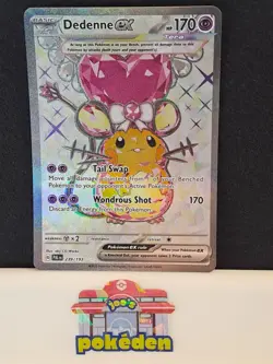 Dedenne ex 239/193 Sv02: Paldea Evolved Holo Ultra Rare Pokemon TCG NM - Image 1