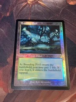 Breeding Pool X1 Mtg Ravnica Remastered Nm Foil Retro Frame - Image 1
