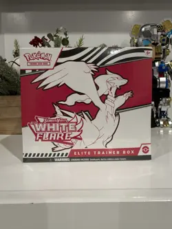 Factory Sealed New POKEMON TCG S&V WHITE FLARE ETB ELITE TRAINER BOX - Image 1