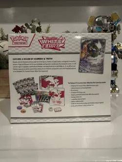Factory Sealed New POKEMON TCG S&V WHITE FLARE ETB ELITE TRAINER BOX - Image 2