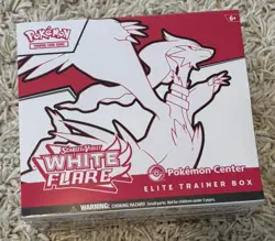 Pokemon Center TCG White Flare ETB Factory Sealed FREE SHIPPING - Image 1