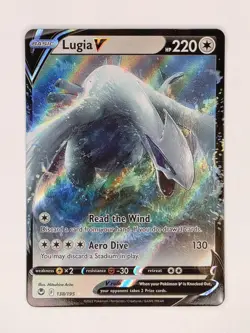 Lugia V 138/195 Silver Tempest Sword & Shield Pokemon TCG 2022 NM+ - Image 1