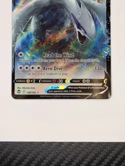 Lugia V 138/195 Silver Tempest Sword & Shield Pokemon TCG 2022 NM+ - Image 4