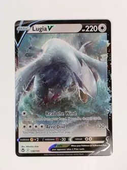 Lugia V 138/195 Silver Tempest Sword & Shield Pokemon TCG 2022 NM+ - Image 1