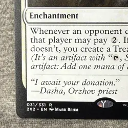 Smothering Tithe - Double Masters 2022 (2X2) #31 Non-Foil NM Magic the Gathering - Image 4