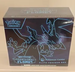 Phantasmal Flames Pokemon Center Exclusive ETB Elite Trainer Box New Sealed - Image 1