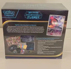 Phantasmal Flames Pokemon Center Exclusive ETB Elite Trainer Box New Sealed - Image 2