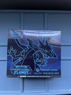 Phantasmal Flames Pokemon Center Exclusive ETB Elite Trainer Box New Sealed - Image 1
