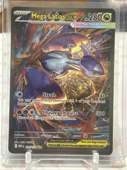 Mega Latias ex 181/132 Special Illustration Rare Mega Evolution Pokemon Card - Image 1