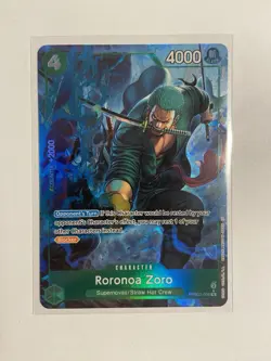 One Piece: The Best Vol. 2 (PRB-02) English Ver. Roronoa Zoro R Alt Art Foil 👀 - Image 1