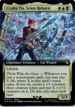G'raha Tia, Scion Reborn (Extended Art) Commander Final Fantasy 172 Foil Mythic - Image 1
