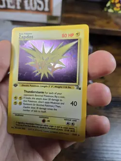Pokemon First 1st Edition Zapdos 30/62 Non Holo Rare Fossil - Near Mint - Image 3