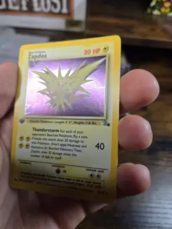 Pokemon First 1st Edition Zapdos 30/62 Non Holo Rare Fossil - Near Mint - Image 4