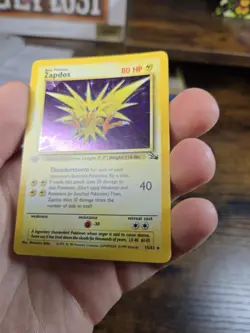 Pokemon First 1st Edition Zapdos 30/62 Non Holo Rare Fossil - Near Mint - Image 5