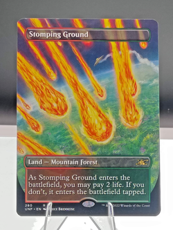 Magic the Gathering Stomping Ground 280 R Unifinity Borderless - Image 1