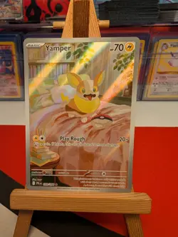 Phantasmal Flames 99/94 Yamper Illustration Rare NM English Pokemon Card - Image 1