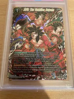 Dragon Ball SS4: The Vermilion Saiyans BT15-152 SCR PSA 10 DBS secret rare card - Image 3