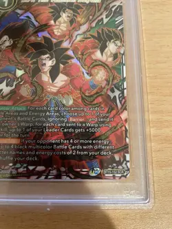 Dragon Ball SS4: The Vermilion Saiyans BT15-152 SCR PSA 10 DBS secret rare card - Image 4
