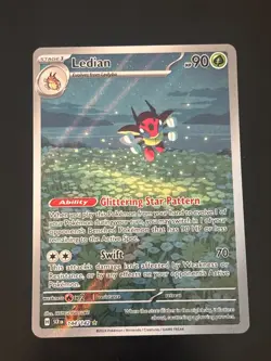 Pokemon TCG Ledian Illustration Rare SV07: Stellar Crown 144/142 NM - Image 1