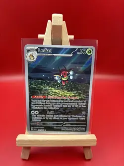 Pokemon TCG Ledian 144/142 SV07: Stellar Crown Holo Illustration Rare (NM) - Image 1
