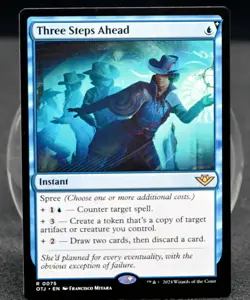 Three Steps Ahead | Pack Fresh | MTG Outlaws of Thunder Junction Regular - Image 1