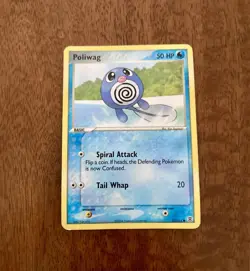 Pokemon Cards TCG: Poliwag 75/112 EX FireRed & LeafGreen Vintage 2004 Card - Image 1