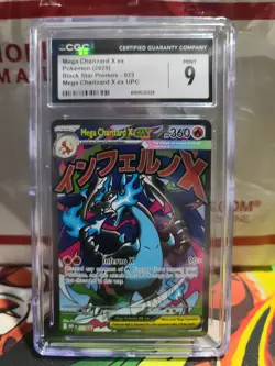 2025 POKEMON MEGA GENGAR EX CGC 10 PRISTINE & CHARIZARD CGC 9 - Image 4