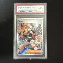 PSA 10 Hilda 171/086 Pokemon White Flare Special Illustration Rare 2025 GEM MINT - Image 1