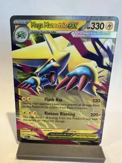 Mega Manectric ex #050/132 ME01: Mega Evolution Near Mint or Better - Image 1