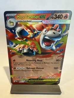 Mega Camerupt ex #022/132 ME01: Mega Evolution Near Mint or Better - Image 1