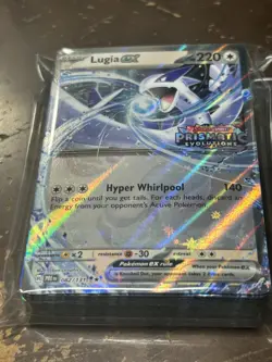 LOT OF (44) 2025 Pokemon Promo Lugia EX Holo - Pre-Release Stamp 082 - Image 1