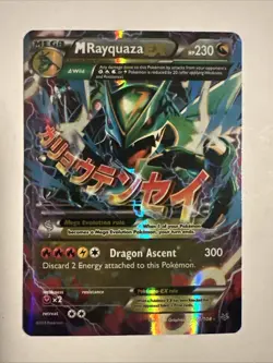 Pokemon M Rayquaza EX 61/108 Roaring Skies Ultra Rare Holo Mega 230 HP Card - Image 1