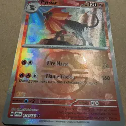 Pyroar Master Ball Pattern 16/131 Pokemon English Prismatic Evolutions Holo - Image 2