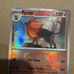Pyroar Master Ball Pattern 16/131 Pokemon English Prismatic Evolutions Holo - Image 3