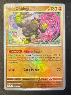 Okidogi 057/131 Prismatic Evolutions Pokemon Card Poke Ball Reverse Holo - Nm - Image 1