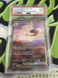 2023 Pokemon NEW EN Special Illustration Rare #199 Charizard ex Mint PSA 9 - Image 1