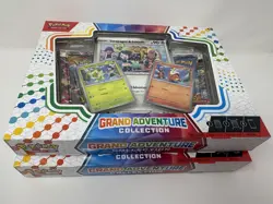 2X POKEMON Grand Adventure Collection boxes - 4 packs Each - Sealed + 151 poster - Image 1