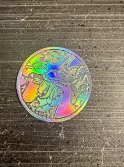 Mega Charizard X EX UPC Ultra Premium Collection Metal Coin 2025 Pokemon - Image 1