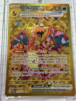 Pokemon Charizard ex 228/197 Obsidian Flames Gold Full Art NM 🔥 - Image 1