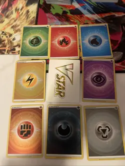 Brilliant Stars Reverse Holo Energy Set Pokemon Cards - Image 1