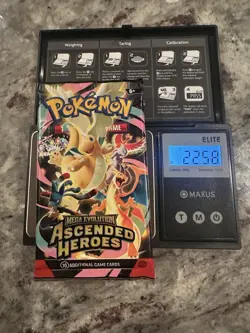 22.58 HEAVY -Pokemon Ascended Heroes Booster Pack -Possible GODU - Image 1
